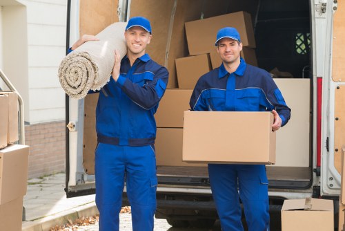 Professional movers planning a commercial relocation in Belgravia