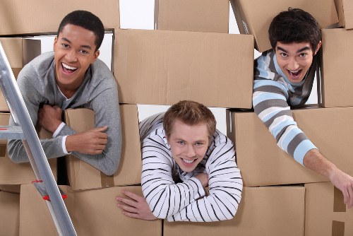 Comprehensive commercial moving services including packing and transportation