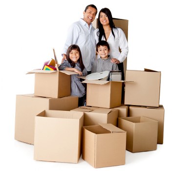Careful handling of fragile items during packing
